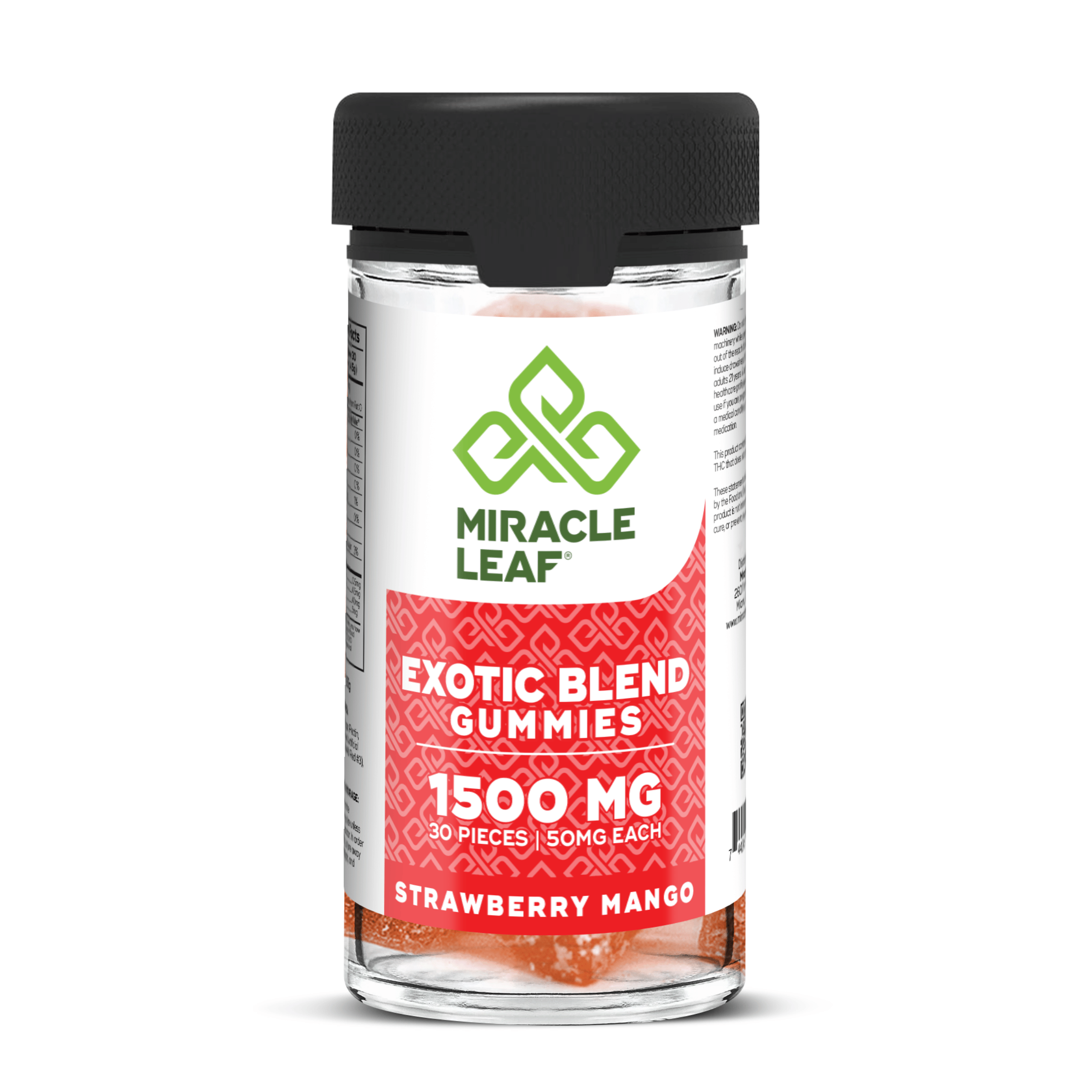 Exotic Blend Square Gummies | Miracle Leaf® Store