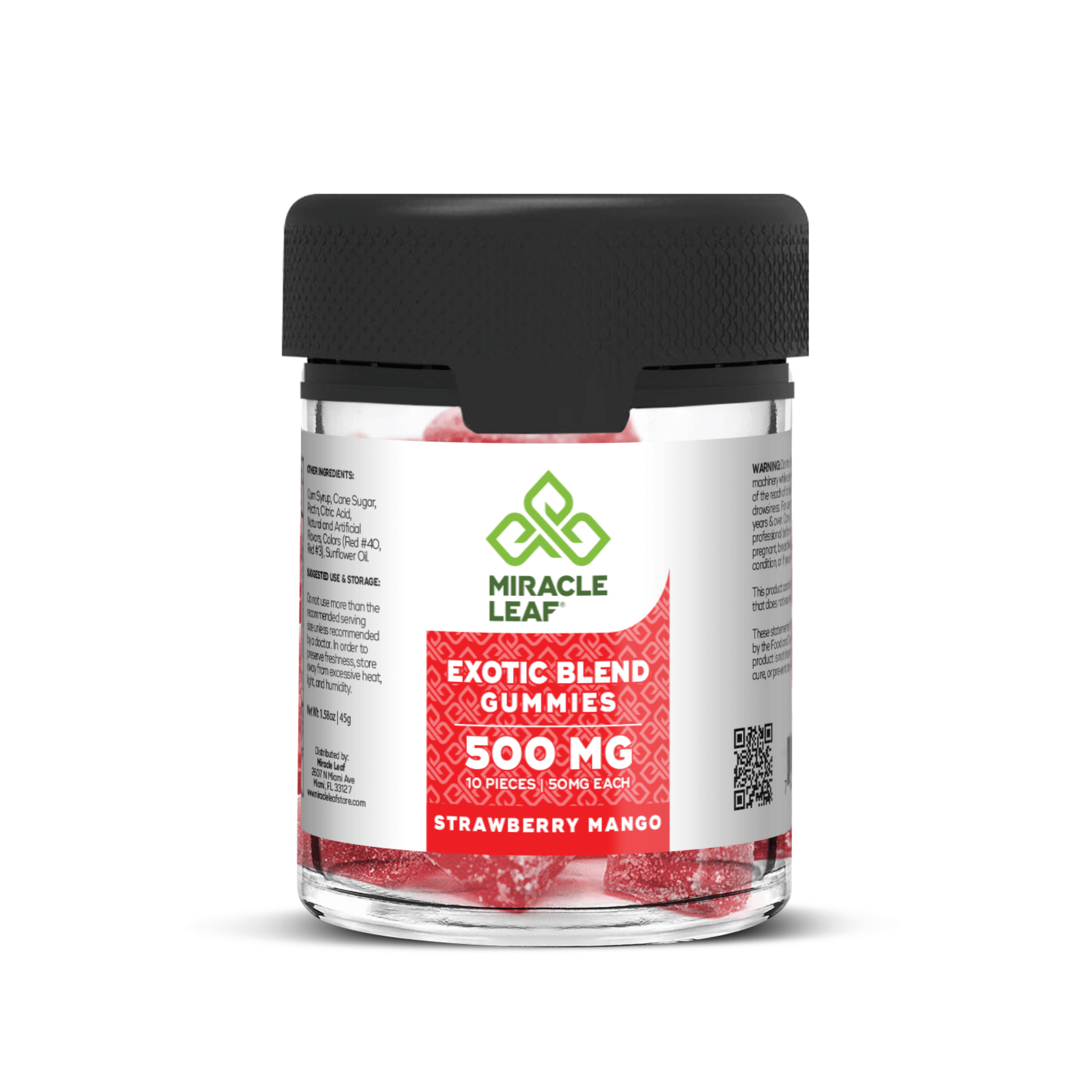 Exotic Blend Square Gummies | Miracle Leaf® Store